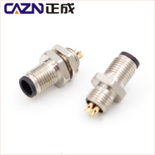 IP67 IP68 3PIN 4PIN M5 conector hembra macho de montaje en panel frontal conector m5 conector de 3 pines